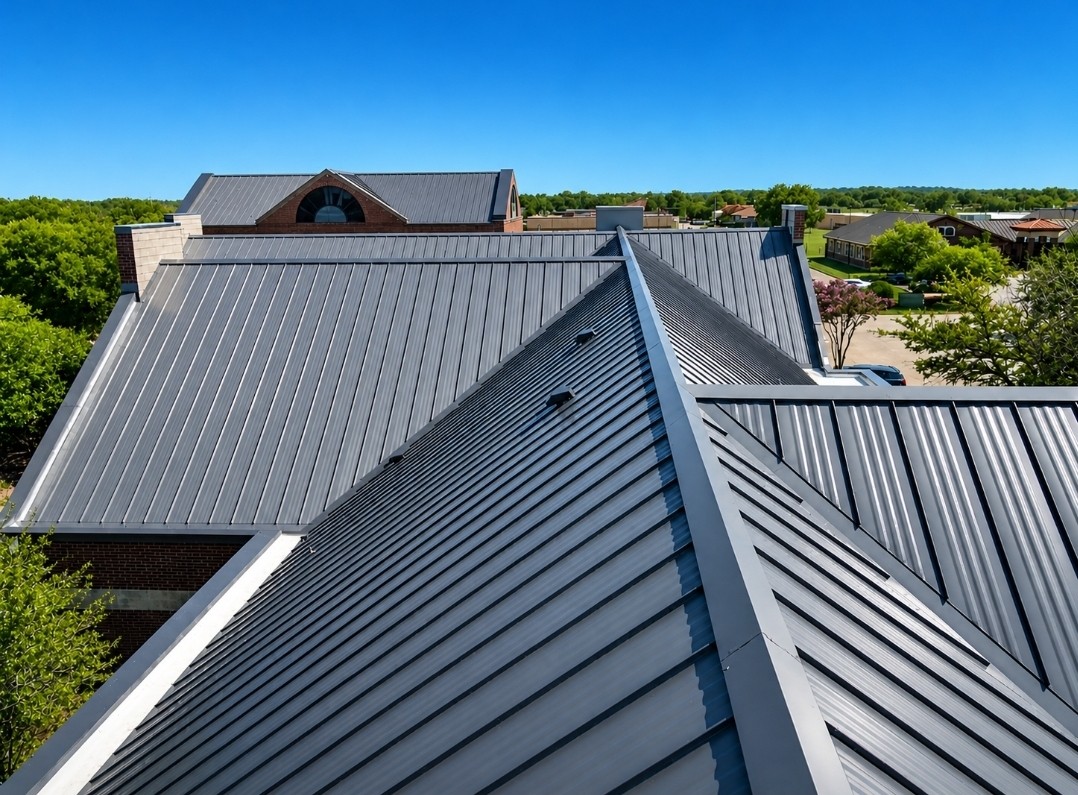 Large commercial roofing system