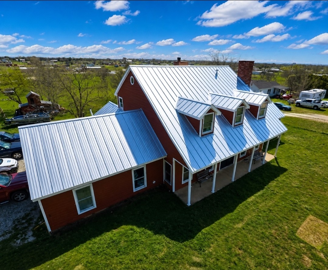Finished luxury metal roof
