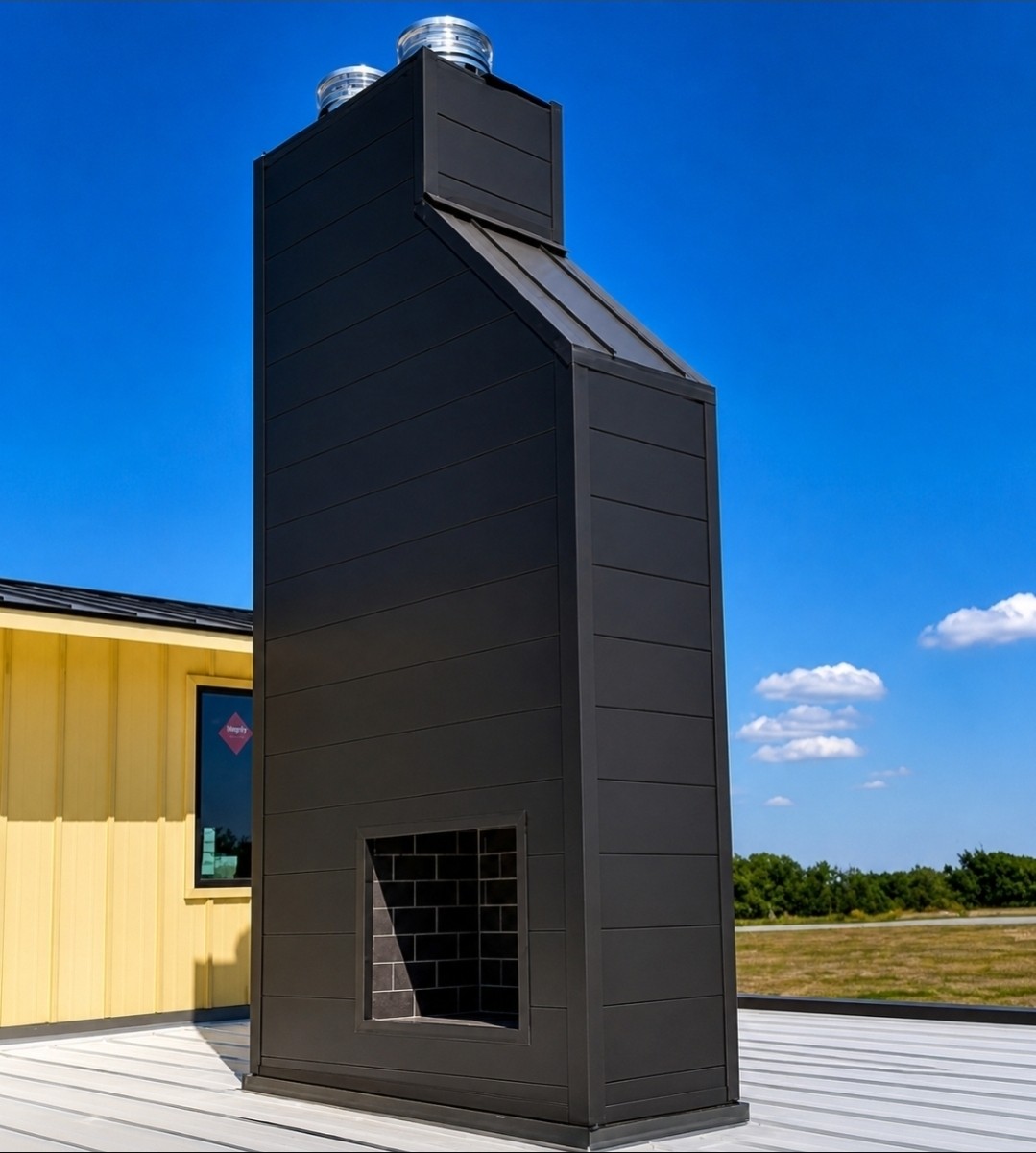 Sheet metal siding project