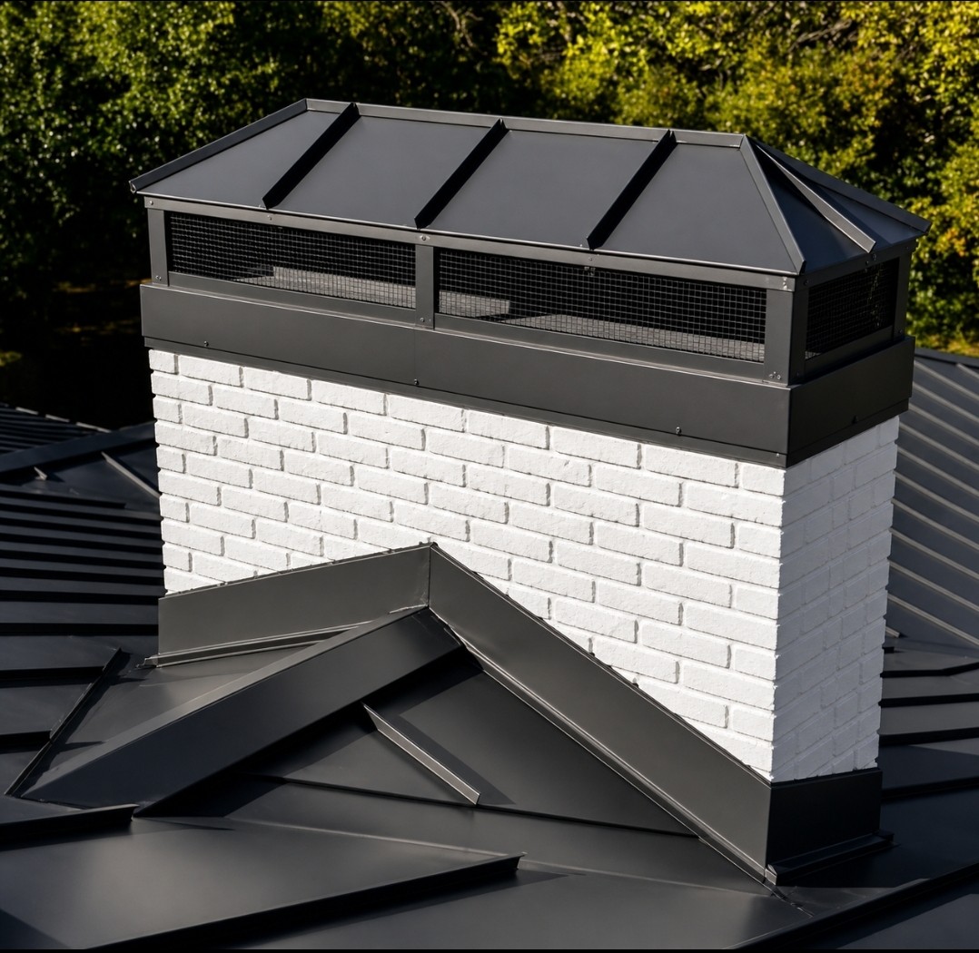 Chimney caps and crickets