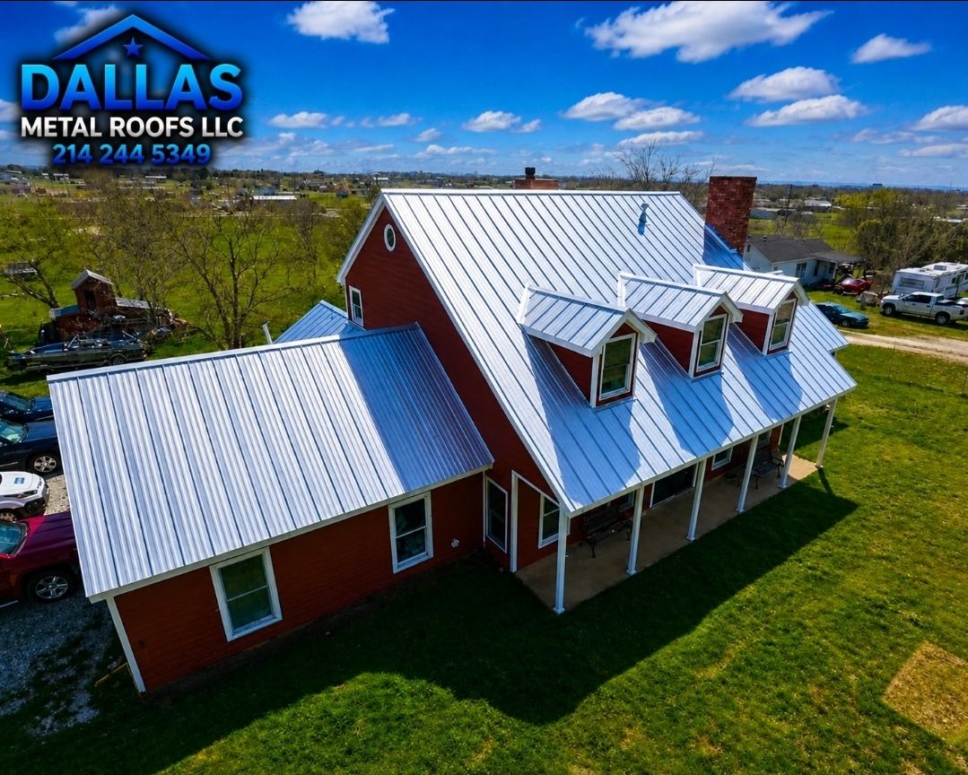 Finished luxury metal roof